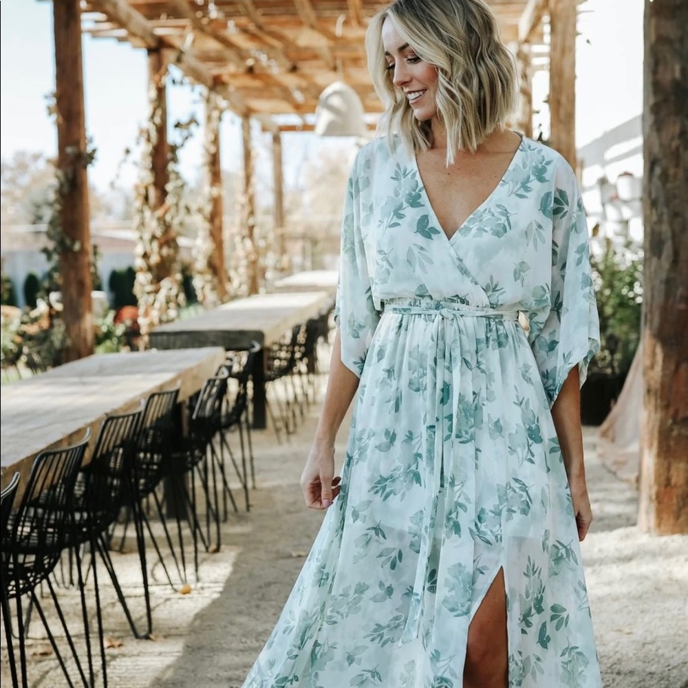 Baltic born Kia kimono maxi dress